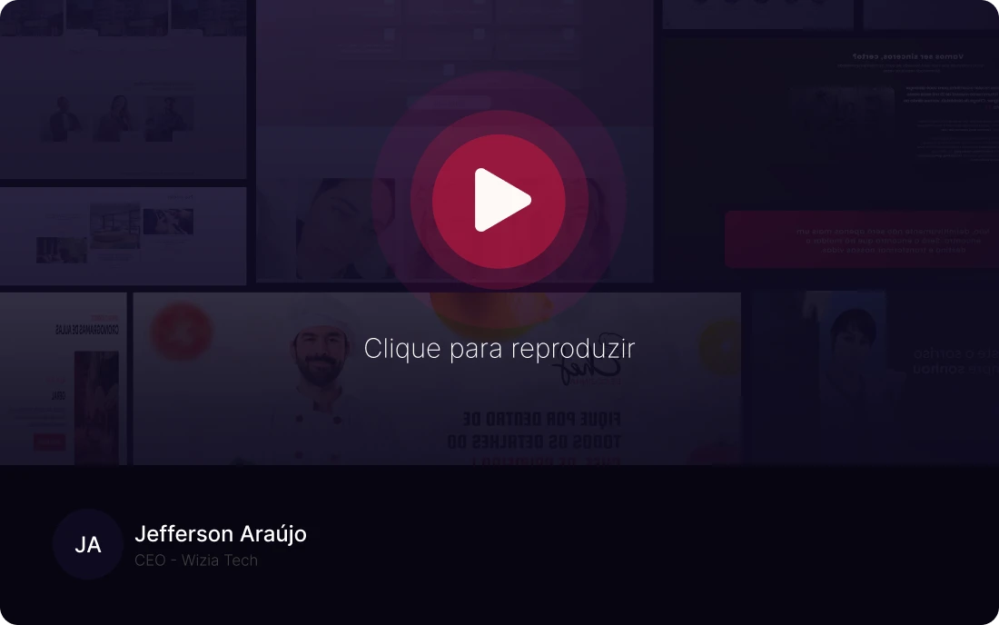 Depoimento em vídeo de Jefferson Araújo